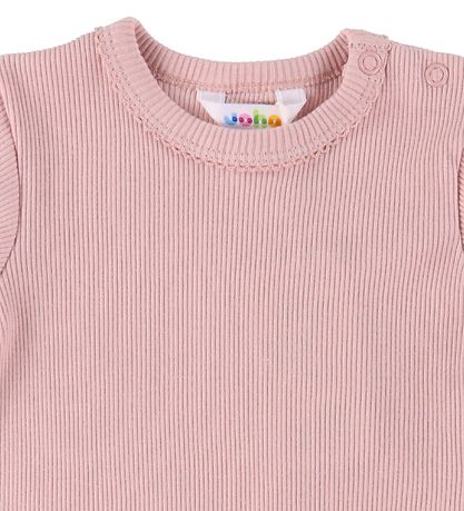 Joha T-shirt - Rib - Rosa
