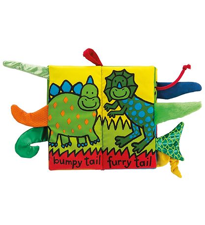 Jellycat Stofbog - Dino Tails - Engelsk