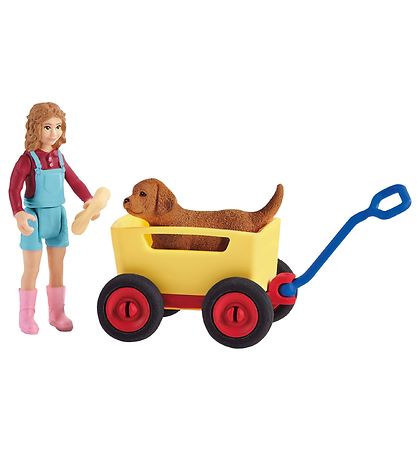 Schleich Farm World - 12 cm - Trækvogn Udflugt 42543