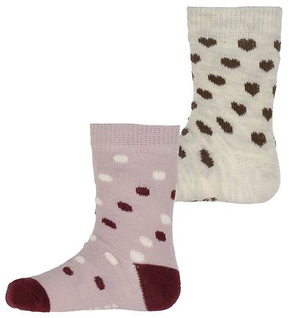 Minymo Strømper - 5-pak - Rosa Smoke