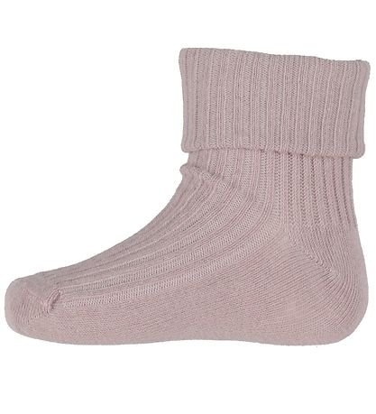 Minymo Strømper - 3-pak - Rib - Rosa Smoke