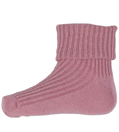 Minymo Strømper - 3-pak - Rib - Rosa Smoke