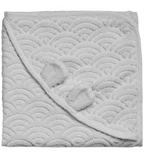 Cam Cam Babyhåndklæde - 80x80 cm - Classic Grey m. Ører