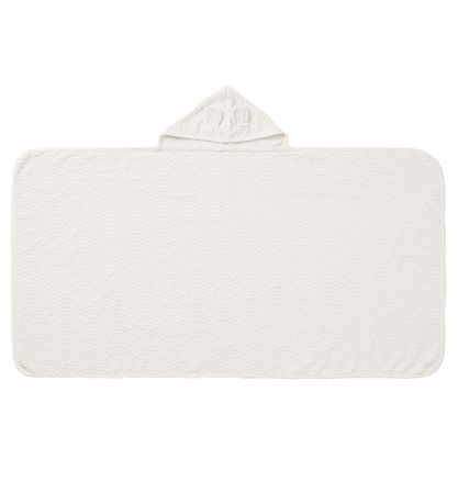 Cam Cam Babyhåndklæde - 70x130 cm - Off-White m. Ører