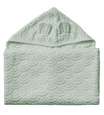 Cam Cam Babyhåndklæde - 70x130 cm - Dusty Green m. Ører