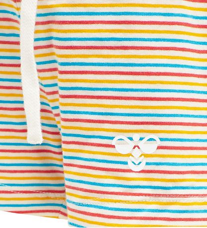 Hummel Shorts - hmlAlex - Hvid m. Striber
