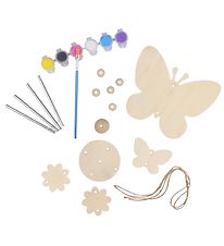 Playbox Kreativ Sæt - DIY - Vindspil m. Sommerfugle