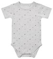 Petit by Sofie Schnoor Body k/æ - Aske - Lyseblå m. Palmer