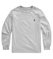 Polo Ralph Lauren Bluse - Core Replen - Gråmeleret