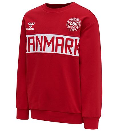 Hummel Sweatshirt - DBU - hmlJubel - Rød m. Logo