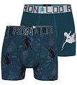 Ronaldo Boxershorts - 2er-Pack - Blau m. Print