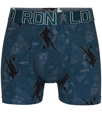 Ronaldo Boxershorts - 2-pak - Blå m. Print