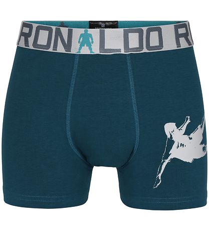 Ronaldo Boxershorts - 2-pak - Blå m. Print