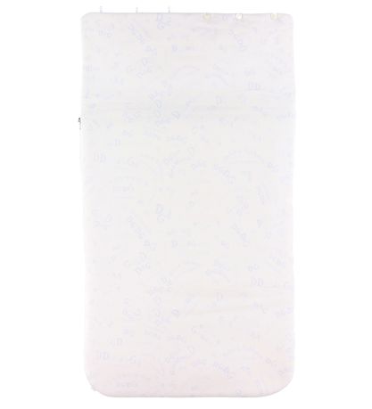 Dolce & Gabbana Kørepose - 80 cm - Hvid m. Blå Logoer