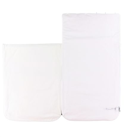 Dolce & Gabbana Kørepose - 80 cm - Hvid m. Blå Logoer