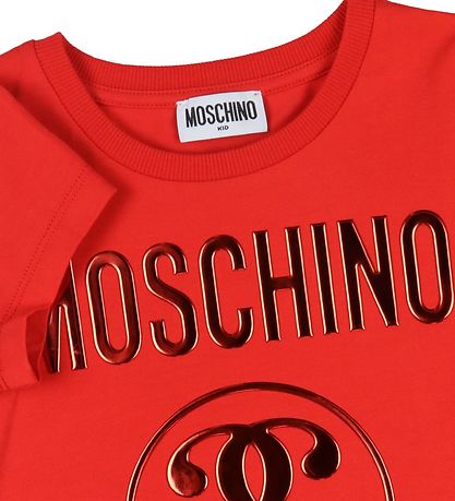 Moschino T-shirt - Rød m. Logo