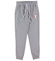 Champion Fashion Sweatpants - Gråmeleret m. Logo
