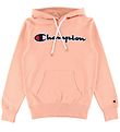 Champion Fashion Hættetrøje - Koral m. Logo