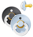 BIBS Colour Natsutter - 2-pak - Str. 1 - Rund - Iron/Baby Blue