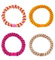 Kknekki Hårelastikker - 4-pak - Orange/Pink/Beige
