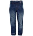 Minymo Bukser - Stretch Loose Fit - Blå Denim