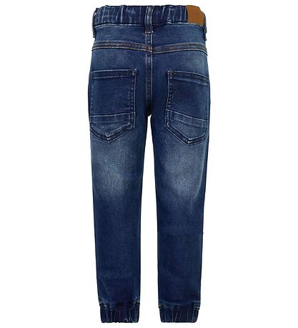 Minymo Bukser - Stretch Loose Fit - Blå Denim