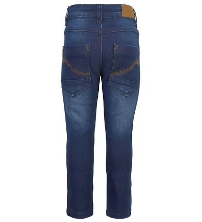 Minymo Bukser - Stretch Slim Fit - Mørkeblå Denim