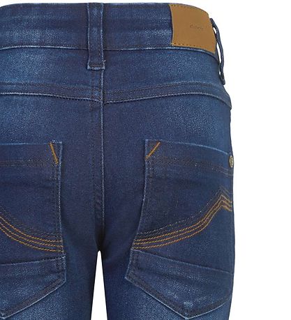 Minymo Bukser - Stretch Slim Fit - Mørkeblå Denim