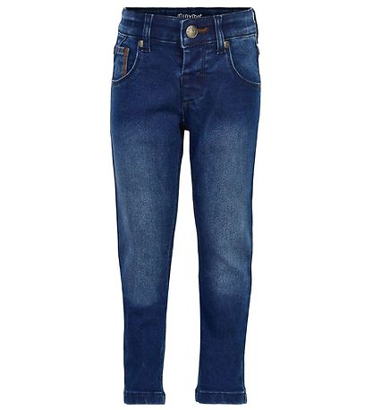 Minymo Hosen - Stretch Slim Fit - in Blaudenim
