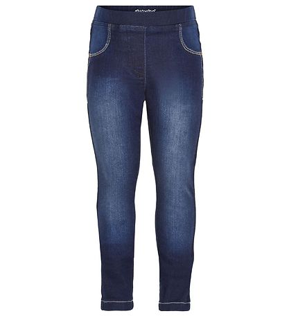 Minymo Jeggings - Stretch Slim Fit - Mørkeblå