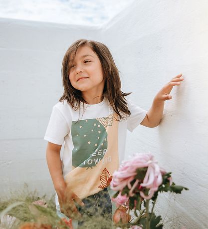 Soft Gallery T-shirt - Bass - Snow White m. Print