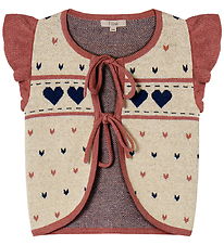 Fliink Vest - Katoen/Wol - Nova - Multi Heart - Zandschelp