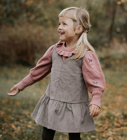 Fliink Bluse - Bomuld/Uld - Strik - Lucie Unircorn - Ash Rose