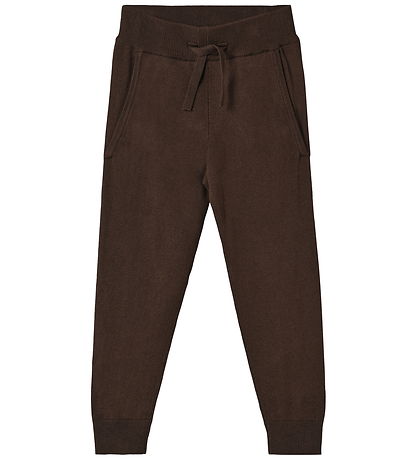 Fliink Trousers - Knitted - Favo - Coffee Bean