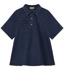 Fliink Jurk - Denim - Don - Dark Denim Blue