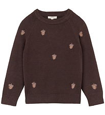 Fliink Bluse - Strik - Benna - Acorn - Coffee Bean