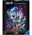 Ravensburger Puslespil - 500 Brikker - Moonlight Mushroom