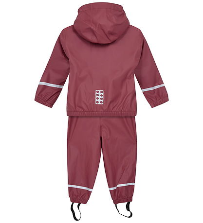 LEGO® Wear Regntøj m. Seler - PU - LWJivan 200 - Mørk Rosa
