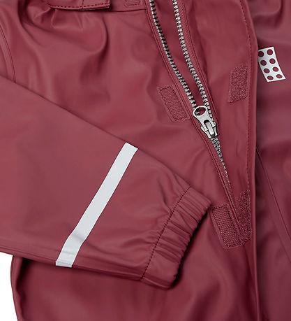 LEGO® Wear Regntøj m. Seler - PU - LWJivan 200 - Mørk Rosa