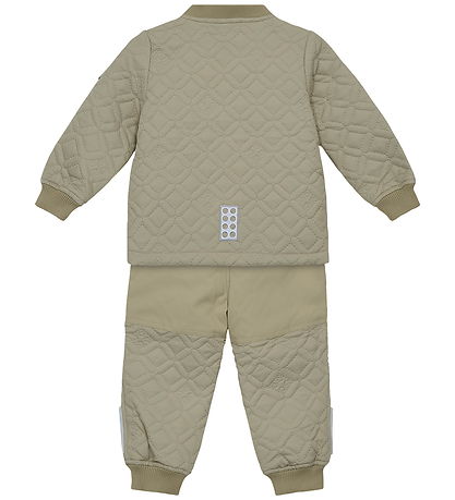 LEGO® Wear Termotøj m. Fleece - Quiltet - LWSaku 612 - Grøn