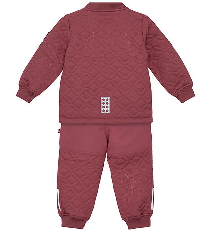LEGO® Wear Termotøj m. Fleece - Quiltet - LWSaku 612 - Mørk Rosa
