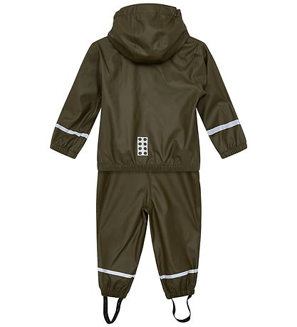 LEGO® Wear Regntøj m. Seler - PU - LWJivan 200 - Dark Khaki