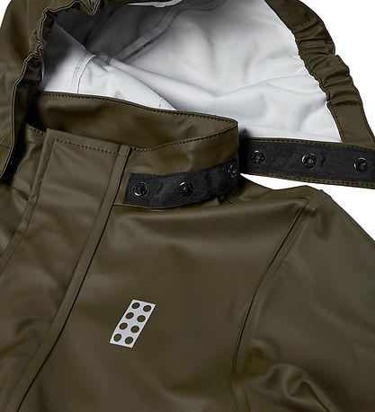 LEGO® Wear Regntøj m. Seler - PU - LWJivan 200 - Dark Khaki