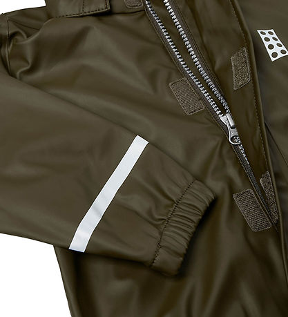 LEGO® Wear Regntøj m. Seler - PU - LWJivan 200 - Dark Khaki