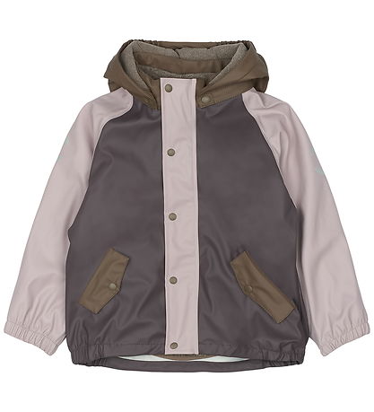 Mikk-Line Regntøj m. Fleece/Seler - PU - 3i1 - Sparrow