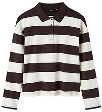 LMTD Polo blouse - NlfKlivas - Chocolate Brown