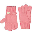 MarMar Handsker - Uld/Bomuld - Strik - Aske - Raspberry