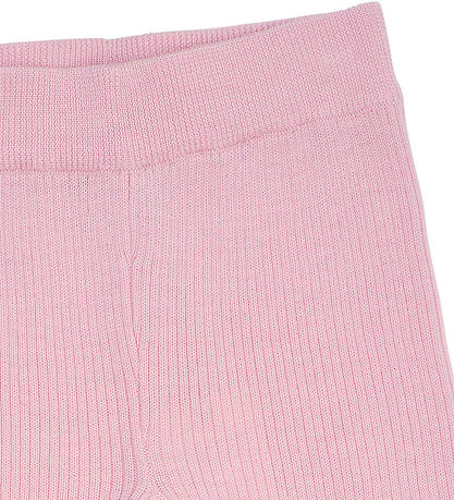 Copenhagen Colors Trousers - Wool - Wide - Rib - Bubblegum