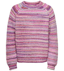 Kids Only Bluse - Strik - KogCarly-Mia - Rose Wine/Multicolor