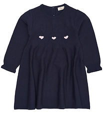 Copenhagen Colors Dress - Wool - Knitted - Merino Heats - Navy